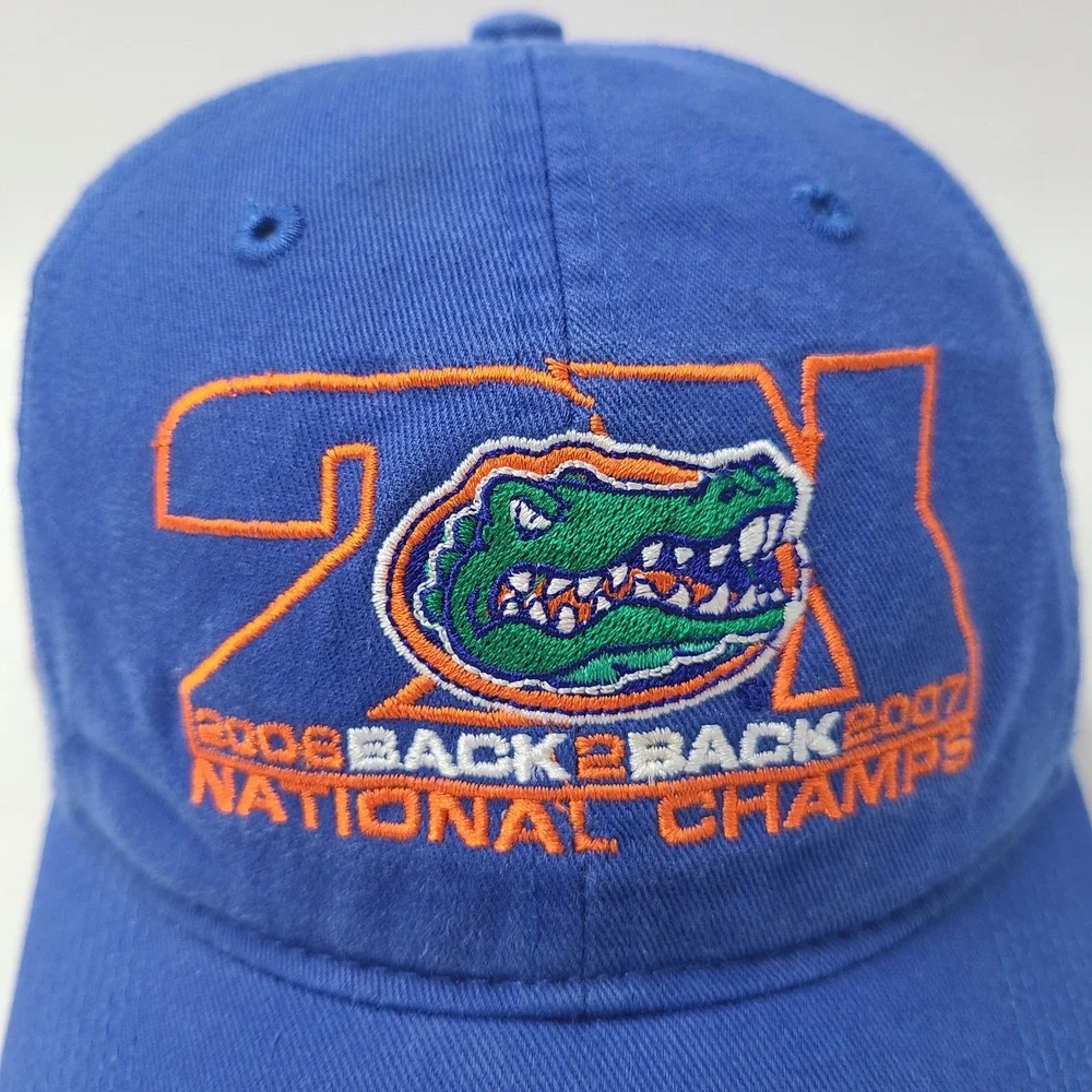 Florida Gators Hat Strapback (Fits Small) Nike 2006 2007 Back to Back Champions‎